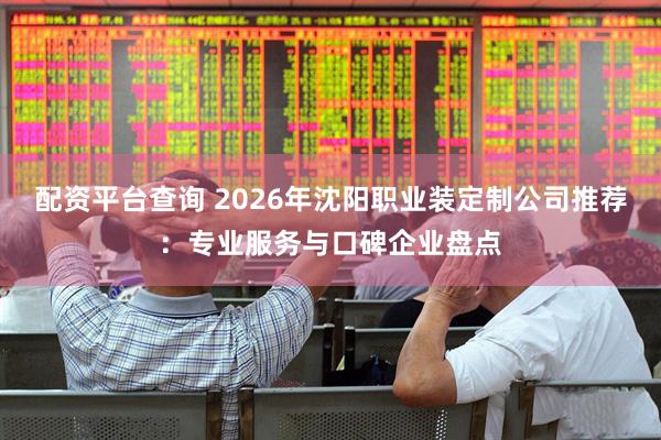 配资平台查询 2026年沈阳职业装定制公司推荐:专业服务与口碑企业盘点